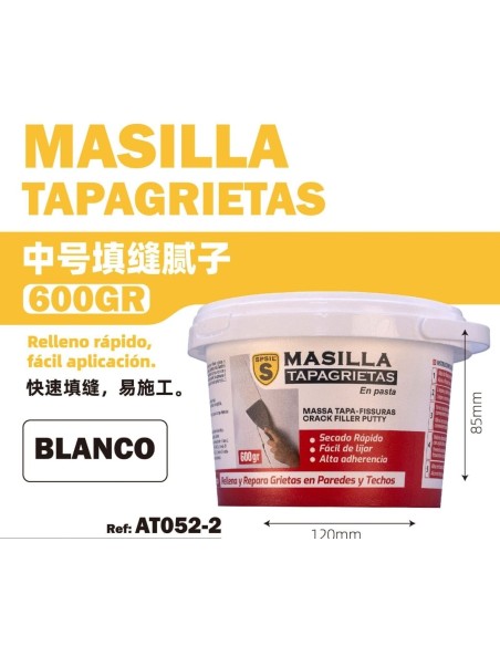 MASILLA TAPAGRIETAS 600GR