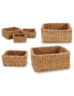 SET 3 CESTOS CUADRADOS 27 x 27 x 13 cm