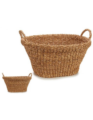 CESTO ASA OVALADO GRA BORDE 42 x 58 x 34 cm