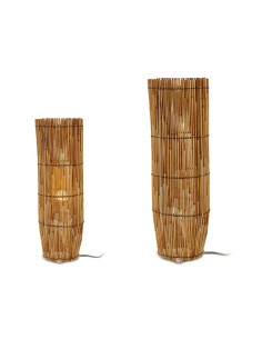 LAMPARA CAÑA REDONDA PEQUEÑA 18.5 x 18.5 x 53 cm