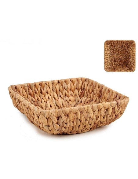 CENTRO DE MESA CUADRADO DE PAJA SIN ASA