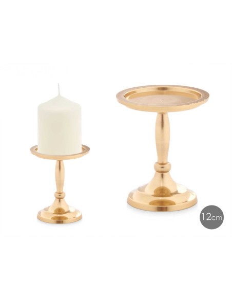 CANDELABRO PEANA MED DORADO 12CM