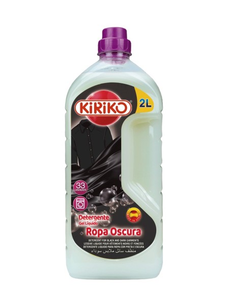 KIRIKO DETERGENTE LIQUIDO ROPA OSCURA 2L