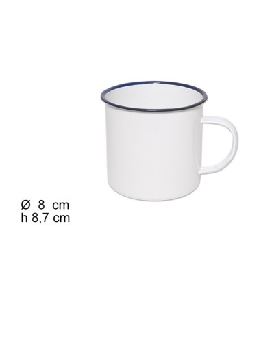 TAZON 8CM LATON ESMALTADA