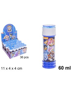 TUBO POMPAS JABÓN PAW PATROL "LA SUPER PELICULA" 60 ML