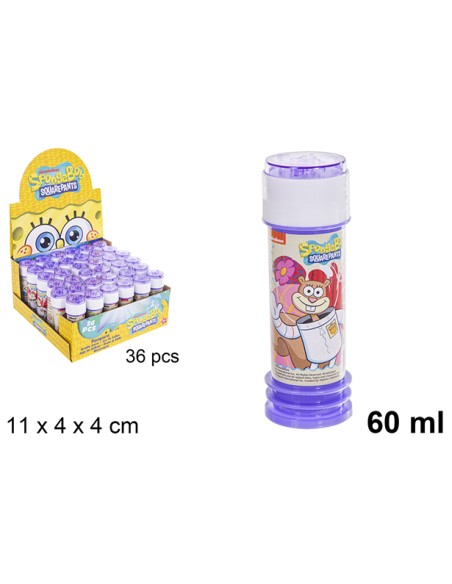 TUBO POMPAS JABÓN ARENITA-BOB ESPONJA 60 ML