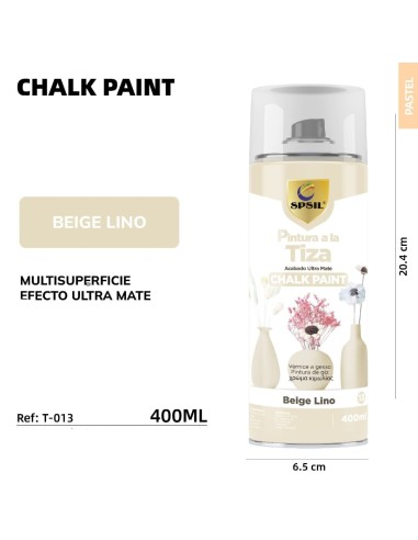 SPRAY TIZA 13-BEIGE LINO 400ML