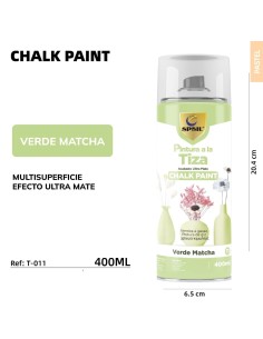 SPRAY TIZA 11-VERDE MATCHA 400ML