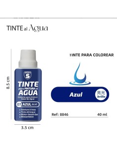 COLORANTE AL AGUA AZUL 40ML