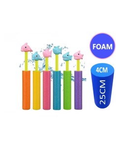 PISTOLA DE AGUA FOAM PECES SURT 25*4CM
