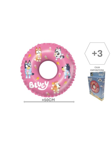 CIRCULAR INFANTIL PVC 50 CM BLUEY PINK CAJA
