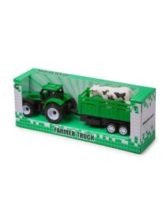 TRACTOR REMOLQUE CON ANIMAL EN CAJA