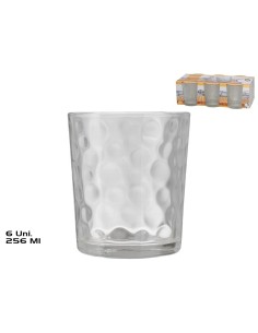 VASO AGUA X6 AGATO 256 ML - CRISTAL
