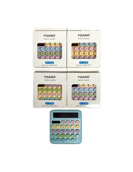 CALCULADORA COLOR 12 DIGITOS HK78-111