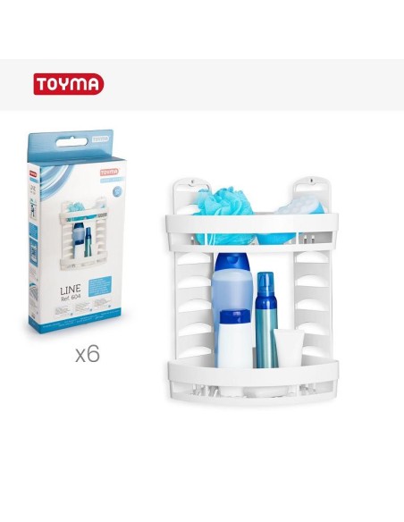 RINCONERA DOBLE LINE BLANCO 25 x 25 x 41