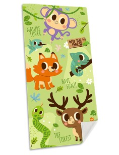 TOALLA DE ALGODON 70x140CM INTO THE FOREST (6x4)