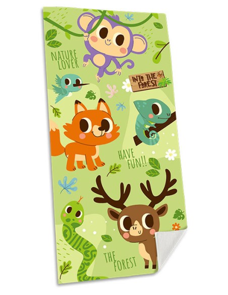 TOALLA DE ALGODON 70x140CM INTO THE FOREST (6x4)