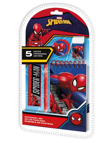 SET DE PAPELERIA SPIDERMAN (6x8)