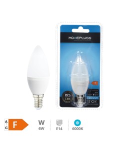 BOMBILLA LED VELA 6W E14 6000K