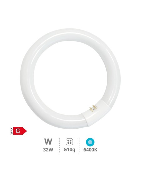 BOMBILLA TUBO 32W 6400K FLUORESCENTE CIRCULAR