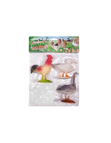 ANIMALES GRANJA SURTIDOS 3 BOLSA