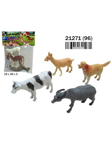 BOLSA 4 ANIMALES GRANJA (24)(96)