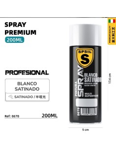 SPRAY 200ML BLANCO SATINADO