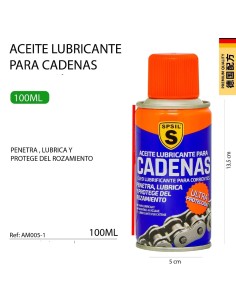 LUBRICANTE PARA CADENA 200ML