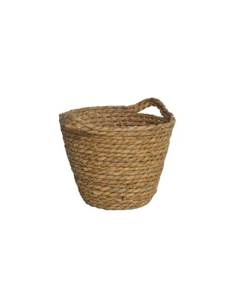 CESTO C/ASAS NATURA 21X19CM