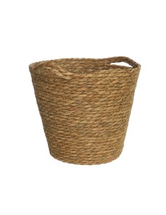 CESTO C/ASAS NATURA 29X27CM