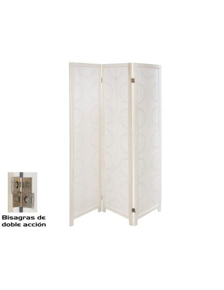 BIOMBO 120X2X170CM ARES BLANCO