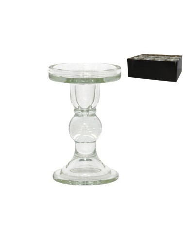 PORTAVELAS CRISTAL 7,9X13,5CM