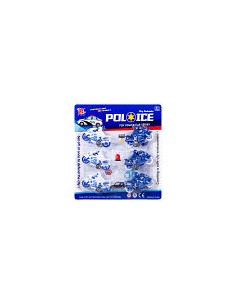 MOTOS POLICIA RETRO 6 BLISTER