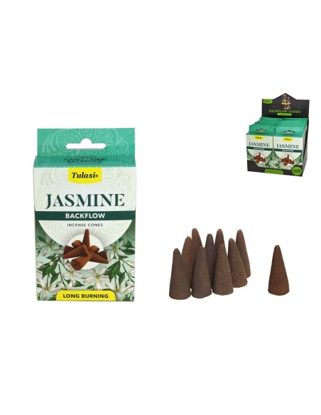 INCIENSO 28G 10 CONOS TULASI JASMINE
