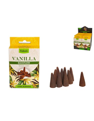 INCIENSO 28G 10 CONOS TULASI VANILLA