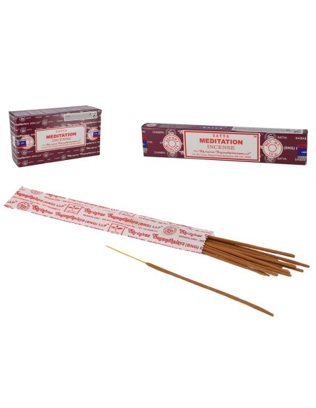 INCIENSO 15G 12 STICKS MEDITATION
