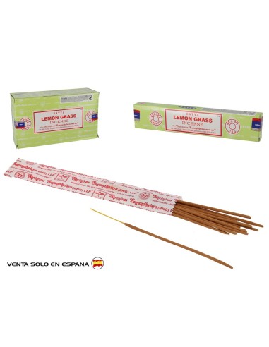 INCIENSO 15G 12 STICKS LEMON GRASS