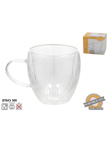 TAZA LUZ STRIPES 250ML