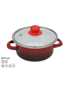 CACEROLA ESMALTADA MOON 16X7 CM