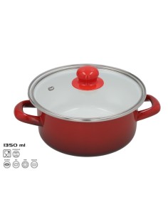 CACEROLA ESMALTADA MOON 18X8 CM