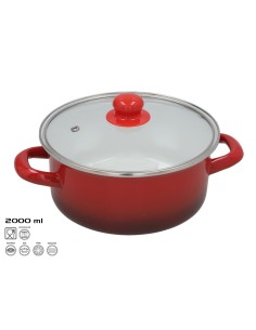 CACEROLA ESMALTADA MOON 20X9 CM