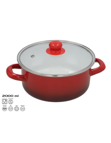 CACEROLA ESMALTADA MOON 20X9 CM