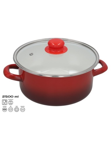 CACEROLA ESMALTADA MOON 22X10 CM