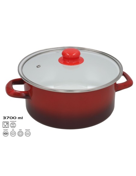 CACEROLA ESMALTADA MOON 24X10,8 CM