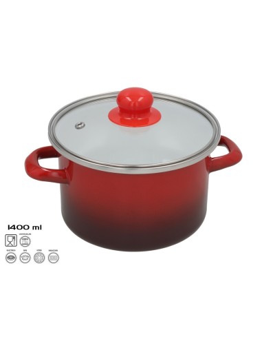 OLLA ESMALTADA MOON 16X10 CM