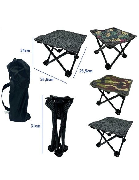 SILLA PLEGABLE CON BOLSA 25CM