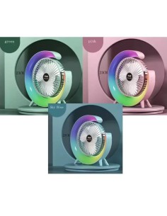 VENTILADOR CON LUZ RGB
