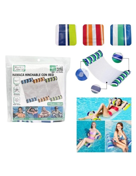 SL10469 HAMACA HINCHABLE CON RED