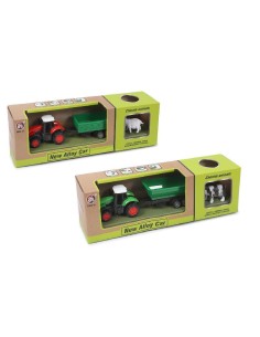 TRACTOR REMOLQUE CON ANIMAL CAJA