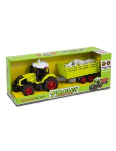 TRACTOR FRICCION REMOLQUE ANIMALES LUZ-S